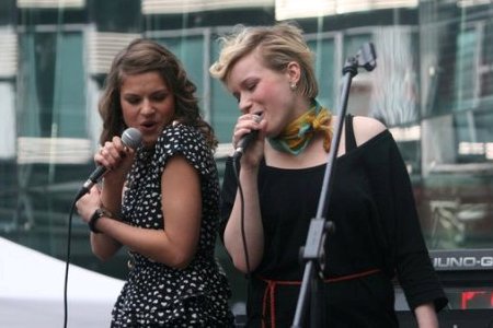 Kasia & Lucy beim Fantag